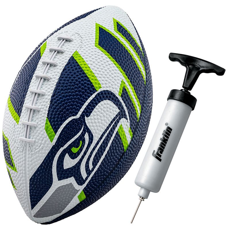 Franklin Sports NFL Seattle Seahawks Mini 8.5 Football, Blue