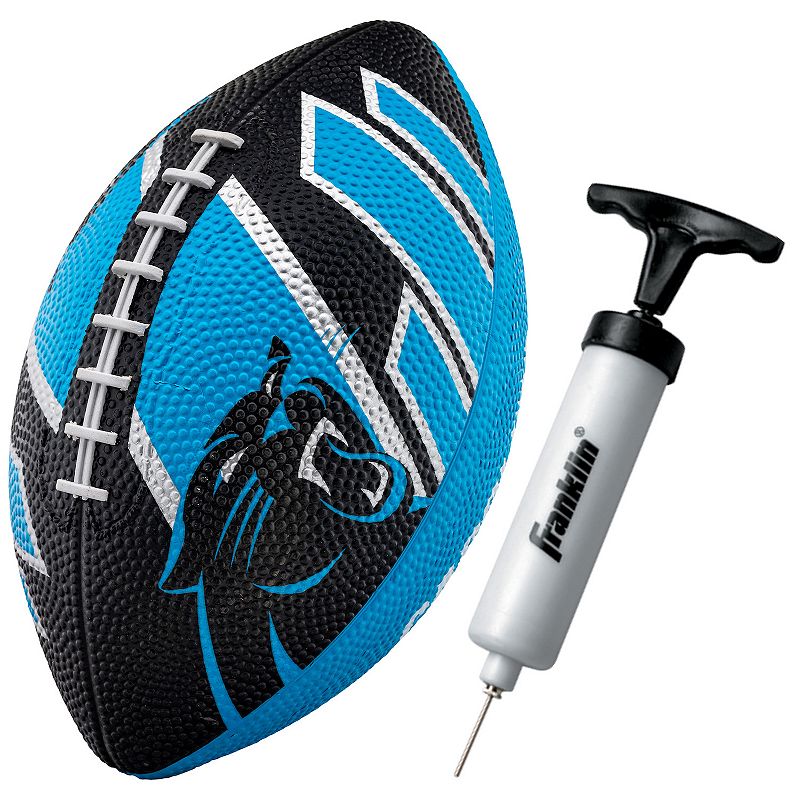 Franklin Sports NFL Carolina Panthers Mini 8.5 Football, Black