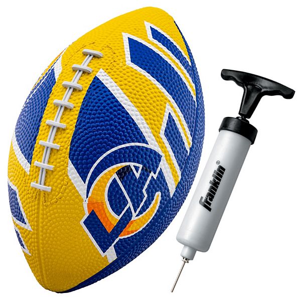 NFL Franklin Sports Los Angeles Rams Youth Flag Football Set