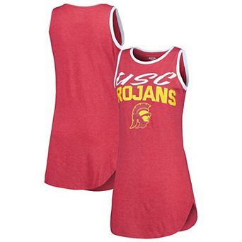 Women's Concepts Sport Cardinal USC Trojans Tank Top Nightshirt