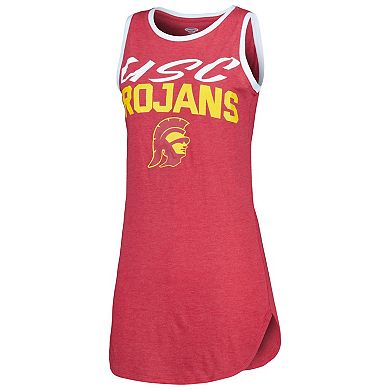 Women's Concepts Sport Cardinal USC Trojans Tank Top Nightshirt