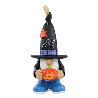FOCO Carolina Panthers Harvest Straw Gnome
