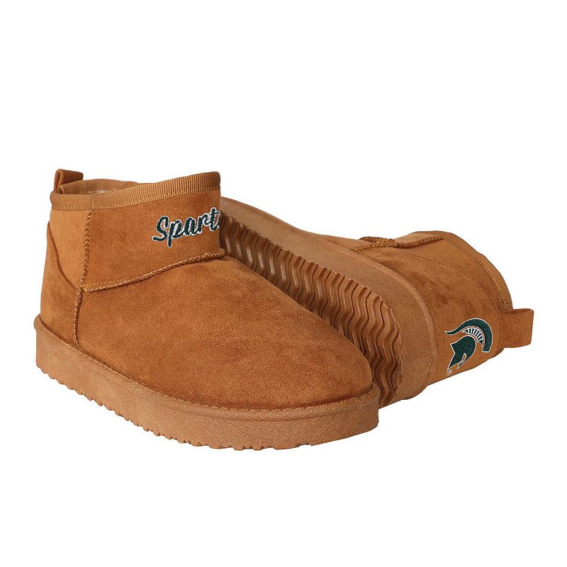 UPC 196061000582 product image for Women's FOCO Brown Michigan State Spartans Team Logo Fuzzy Fan Boots, Size: 6 | upcitemdb.com