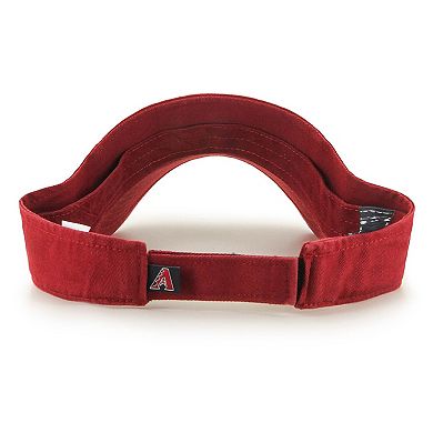 Men's '47 Red Arizona Diamondbacks Clean Up Logo Visor