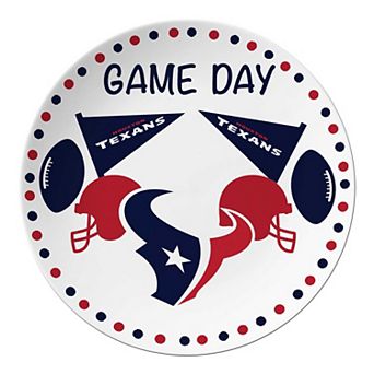 Houston Texans Game Day Round Plate