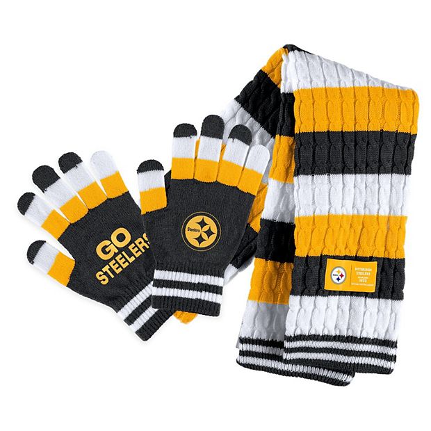 Pittsburgh steelers scarf store and gloves