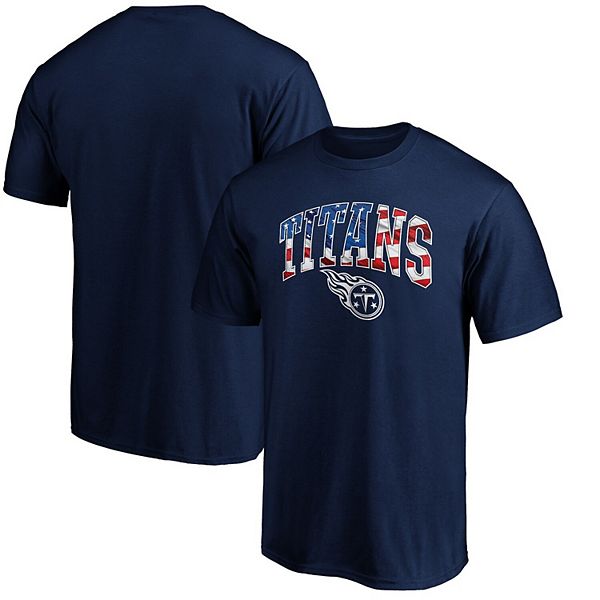 Men's Fanatics Branded Navy Tennessee Titans Banner Wave T-Shirt