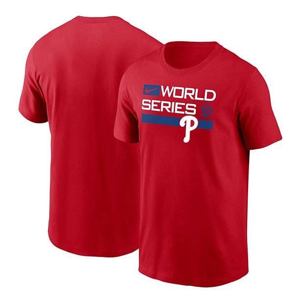 Men's Nike Red Philadelphia Phillies 2022 World Series Authentic Collection  Dugout T-Shirt