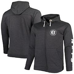 Outerstuff Youth Black Brooklyn Nets Rim Shot Pullover Hoodie Size: Extra Large