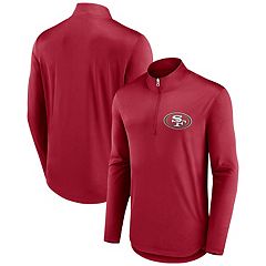 Men's Nike Scarlet/Black San Francisco 49ers Sideline Athletic Arch Jersey  Performance Pullover Hoodie