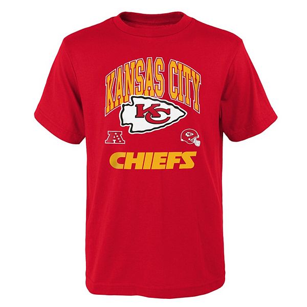 Outerstuff Youth Gold/Red Kansas City Chiefs Game Day T-Shirt Combo Set Size: Small