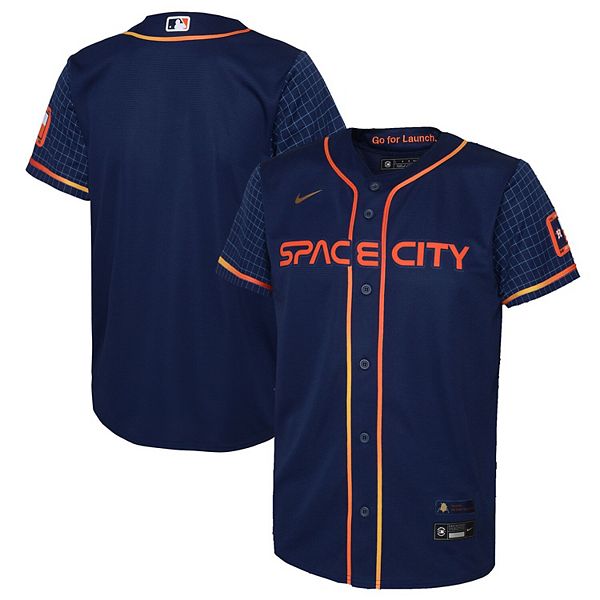 Toddler Houston Astros Nike Navy 2022 City Connect Replica Jersey