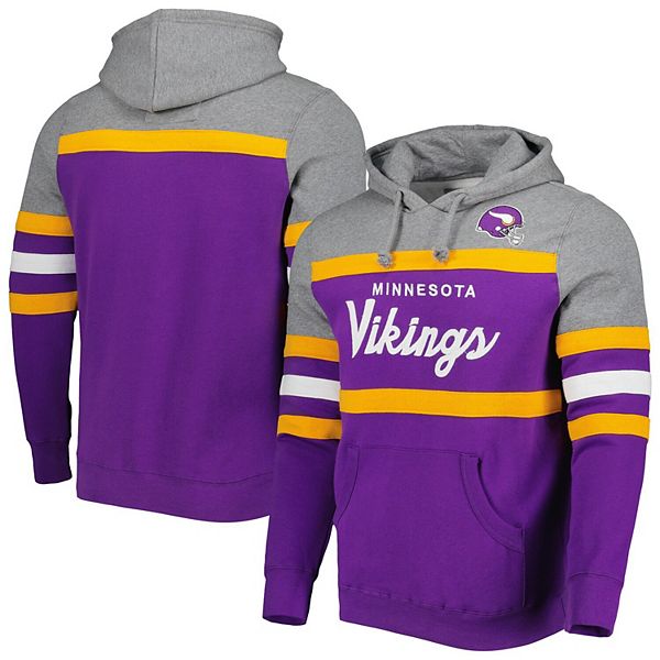 Shortsleeve Fleece Hoodie Minnesota Vikings - Shop Mitchell & Ness Fleece  and Sweatshirts Mitchell & Ness Nostalgia Co.