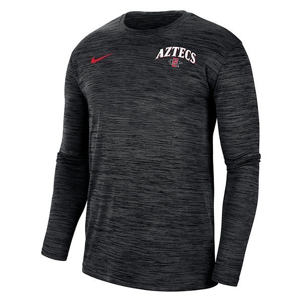 Nike Men's San Diego State Aztecs Scarlet Dri-FIT Velocity Football  Sideline Long Sleeve T-Shirt