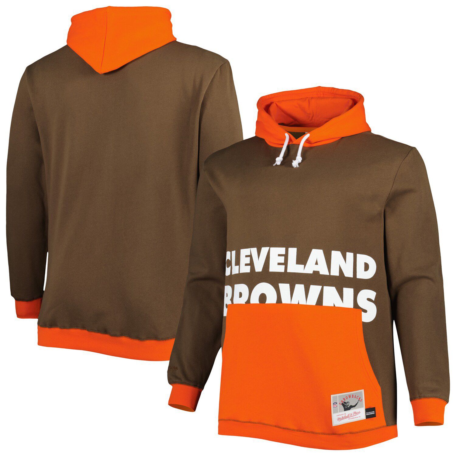 Youth Nike Brown Cleveland Browns Icon Performance Pullover Hoodie Size: Small