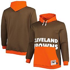 NFL x Staple Brown Cleveland Browns Split Logo Pullover Hoodie