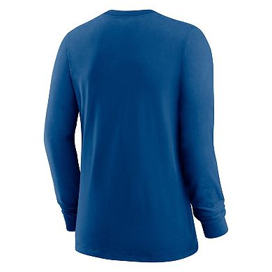 Women's Nike Royal Indianapolis Colts Prime Split Long Sleeve T-Shirt