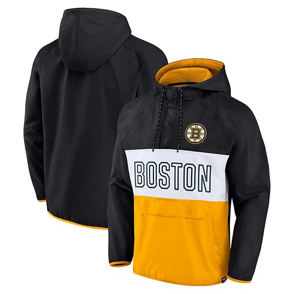Men's Boston Bruins Fanatics Branded Black Splatter Logo T-Shirt