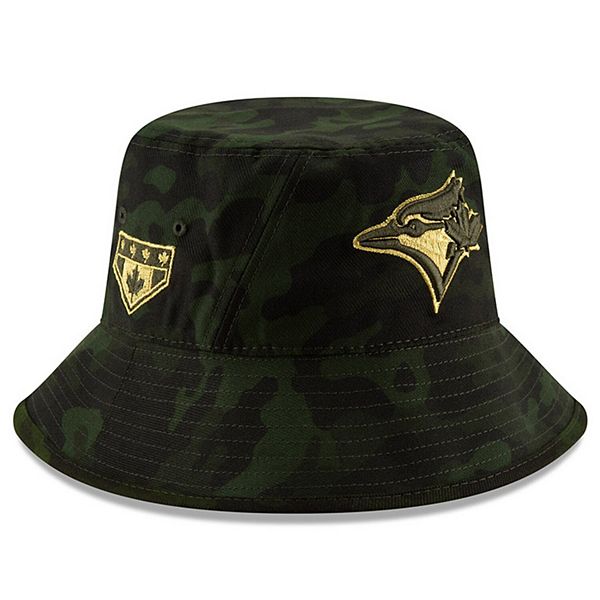 Toronto Blue Jays New Era MLB Armed Forces Day Bucket Hat - Camo