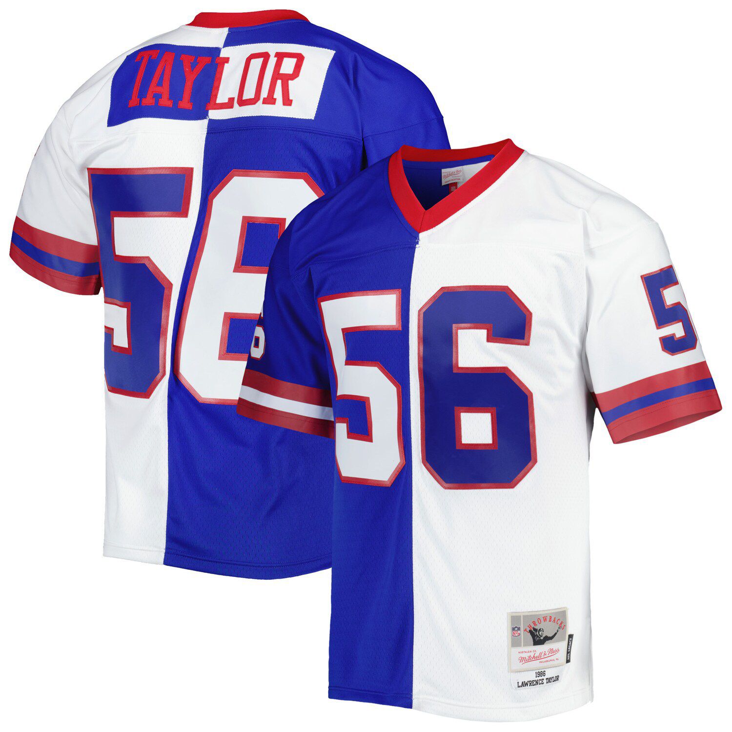 Newborn & Infant Mitchell & Ness Lawrence Taylor Royal New York Giants  Retro Name & Number Bodysuit