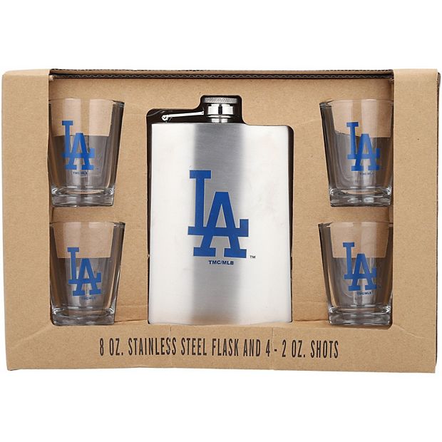MLB Los Angeles Dodgers Stainless Steel Silicone Grip 24 Oz. Draft