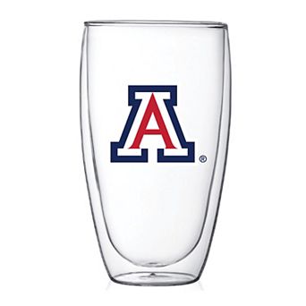 Arizona Wildcats 15oz. Double Wall Thermo Glass