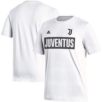 Men's adidas White Juventus Culture Bar T-Shirt