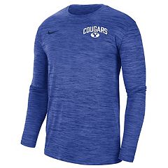 Men's Champion Royal Boise State Broncos Team Stack Long Sleeve T-Shirt