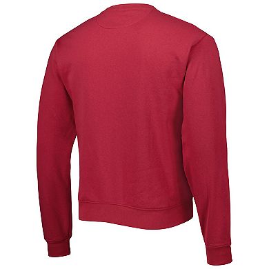 Men's League Collegiate Wear Crimson Alabama Crimson Tide 1965 Arch Essential Fleece Pullover Sweatshirt