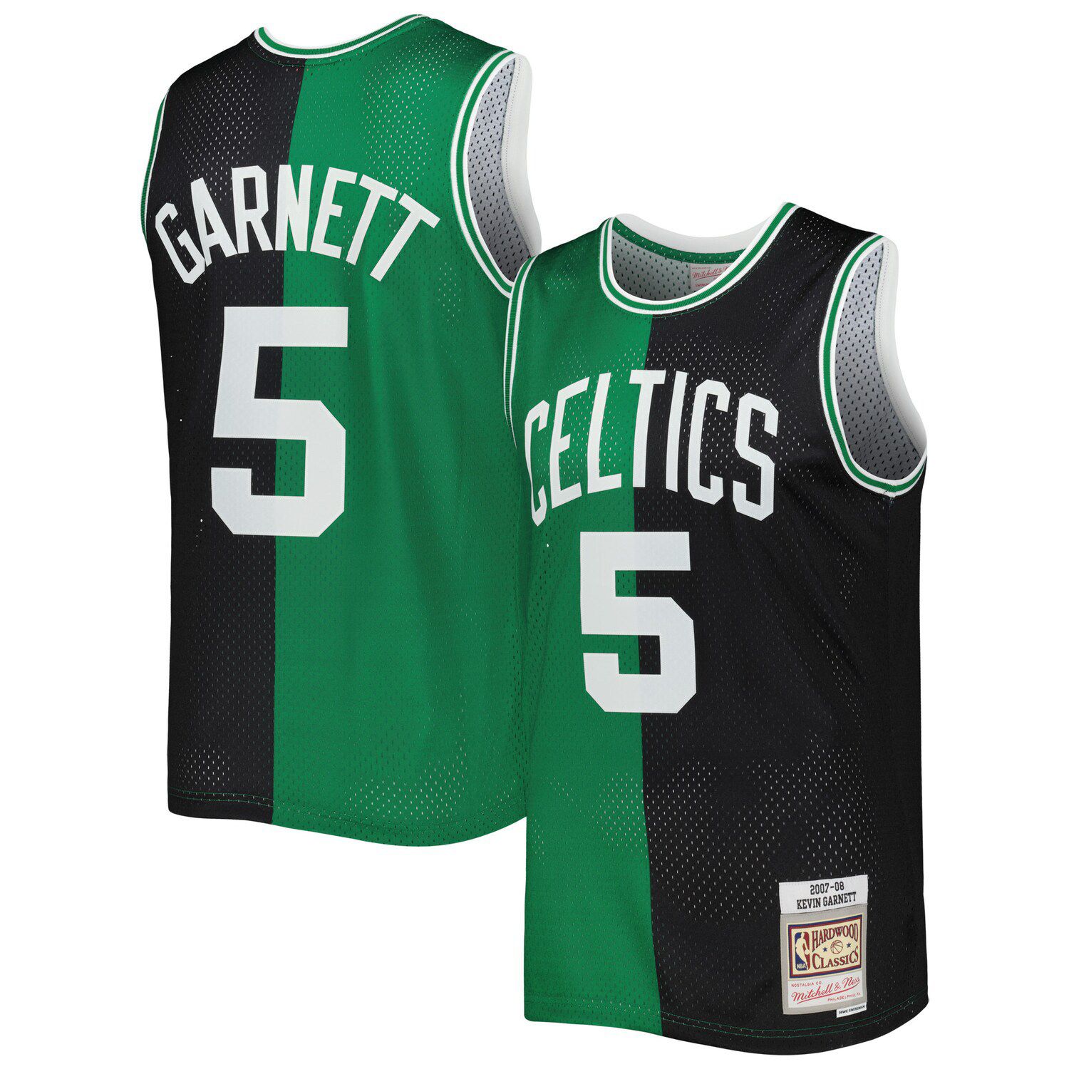 Kevin Garnett Boston Celtics Youth Hardwood Classics Name & Number T-Shirt  - Kelly Green