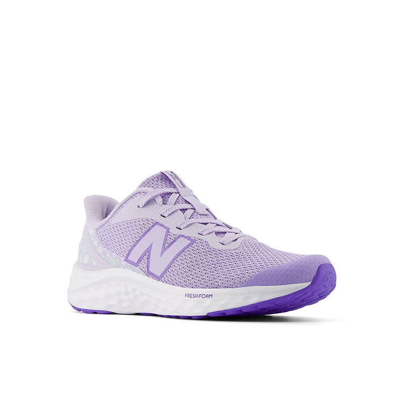 New Balance® Fresh Foam Arishi v4 Big Kids' Running Shoes, Girl's, Size: 7, Bright Purple Violet