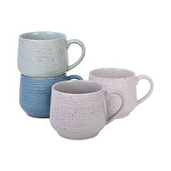 Oneida Ridge Mugs, Set of 4 - White