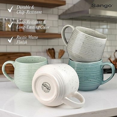Sango Siterra Artist's Blend 4-pc. Mug Set