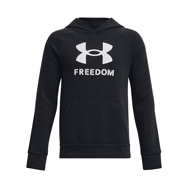 Boys 8-20 Under Armour Freedom Rival Fleece Big Flag Logo Hoodie