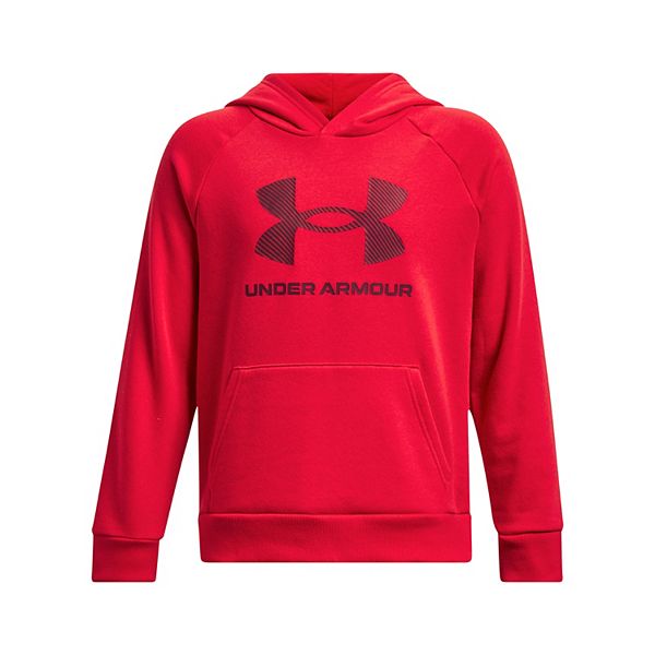 Boys 8-20 Under Armour Rival Fleece Big Logo Print Fill Hoodie