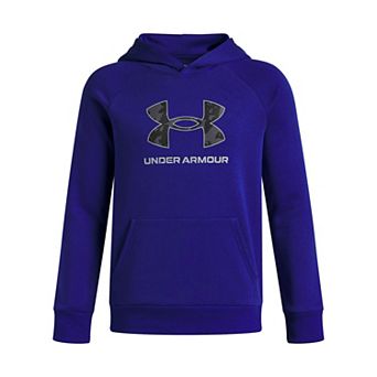 Boys 8-20 Under Armour Rival Fleece Big Logo Hoodie in Regular & Husky