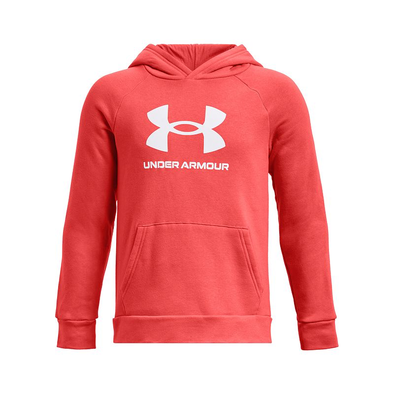 Under Armour Junior Boys Rival Full Zip Hoodie UA Kids Cotton Warm