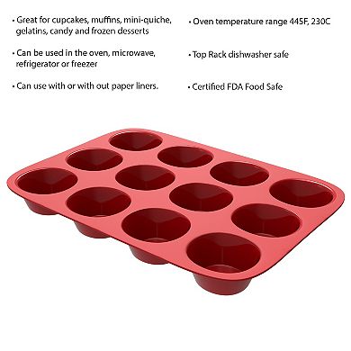 Chef Buddy Silicone Muffin Pan