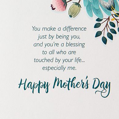 Hallmark DaySpring Religious Mother's Day Card for Mom (Kindness, Beauty, Grace, Love)