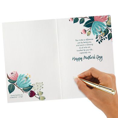 Hallmark DaySpring Religious Mother's Day Card for Mom (Kindness, Beauty, Grace, Love)