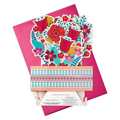 Hallmark Pop Up Musical Mothers Day Card with Light (Displayable Pot of Flowers, Plays Happy by Pharrell Williams)