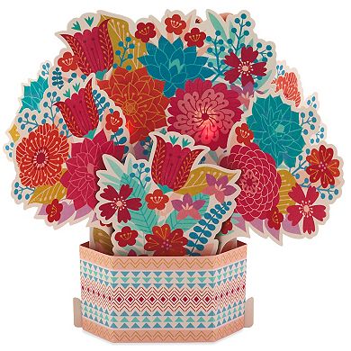 Hallmark Pop Up Musical Mothers Day Card with Light (Displayable Pot of Flowers, Plays Happy by Pharrell Williams)
