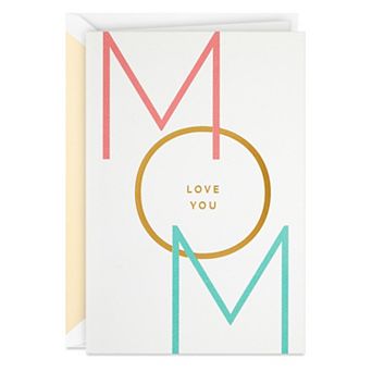 Hallmark Signature Mother's Day Card (Love You Mom)