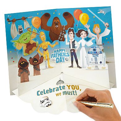 Hallmark Star Wars Father's Day Card (Yoda, Celebrate You, We Must)