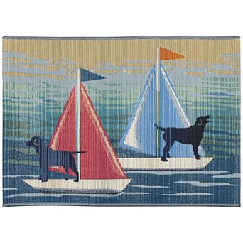 Liora Manne Esencia See Spot Sail Indoor/Outdoor Mat