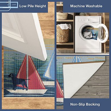 Liora Manne Esencia See Spot Sail Indoor/Outdoor Mat