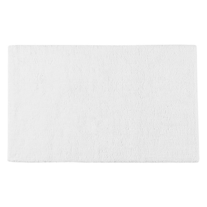 Beautyrest Plume Feather Touch Cotton Blend Reversible Bath Rug, White, 24X