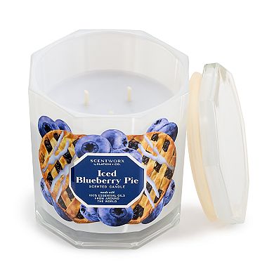 ScentWorx Iced Blueberry Pie 14.5-oz. Candle Jar