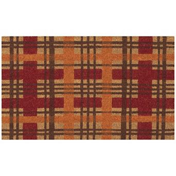 Liora Manne Natura Plaid Outdoor Mat