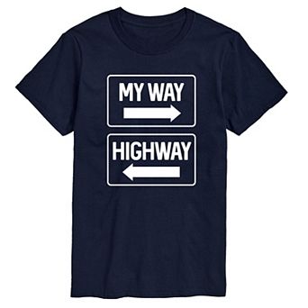 Big & Tall My Way Highway Tee
